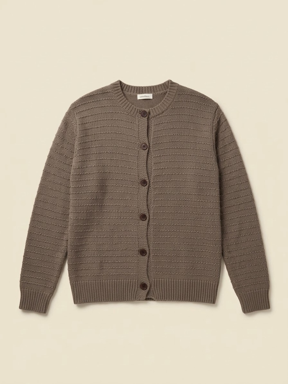 Neulflora Knit Button-Front Cardigan